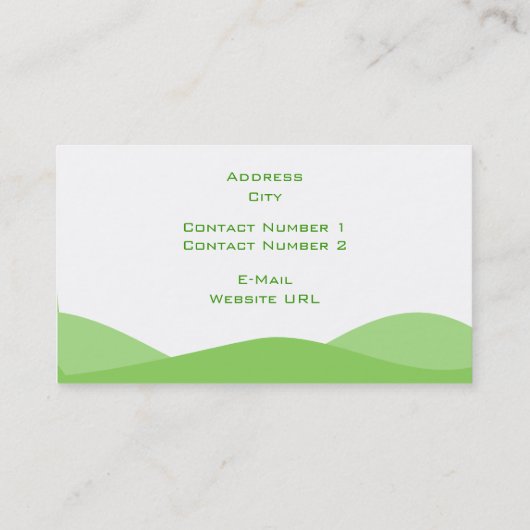 実在地券 名刺 (裏面)