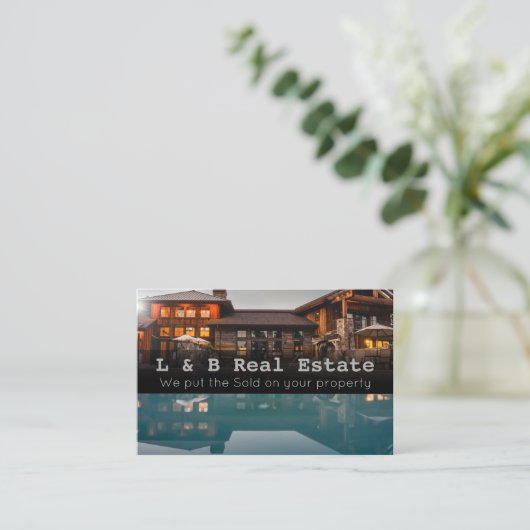 実在地券 名刺 (スタンド正面)