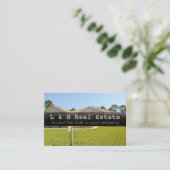 実在地券 名刺 (スタンド正面)