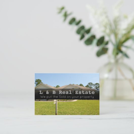 実在地券 名刺 (スタンド正面)