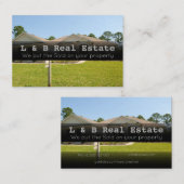 実在地券 名刺 (正面/裏面)