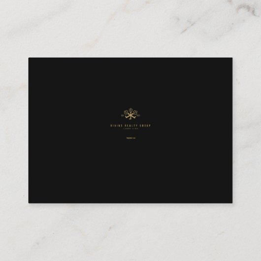 実在地名刺入 名刺 (裏面)