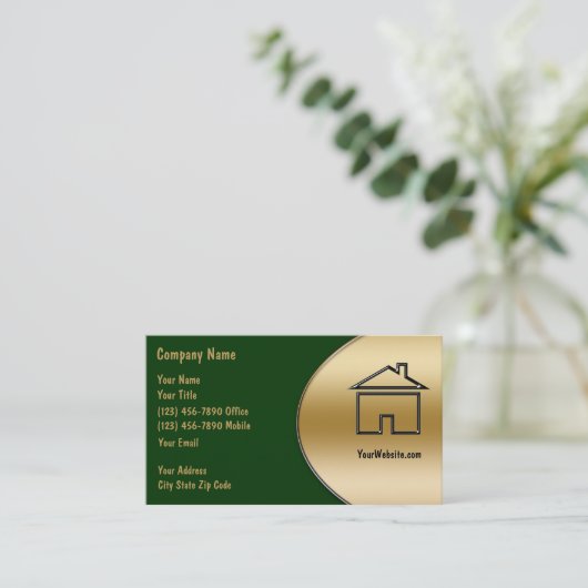 実在地名札 名刺 (スタンド正面)