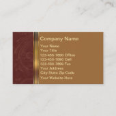 実在地名札 名刺 (正面)