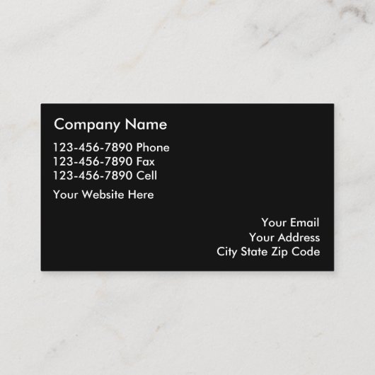 実在地名札 名刺 (裏面)