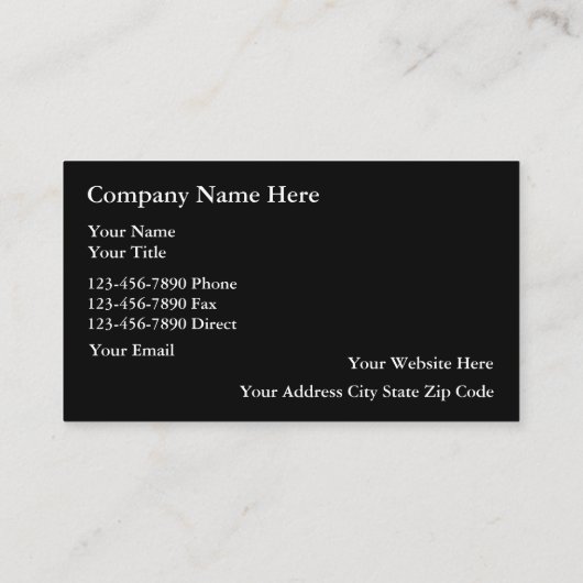 実在地名札 名刺 (裏面)