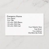 実在地名札 名刺 (裏面)