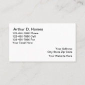 実在地名札 名刺 (裏面)