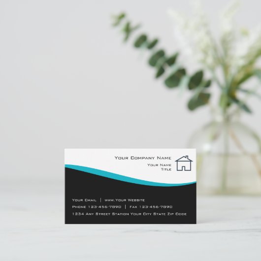 実在地名札 名刺 (スタンド正面)