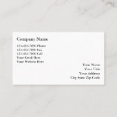 実在地名札 名刺 (裏面)