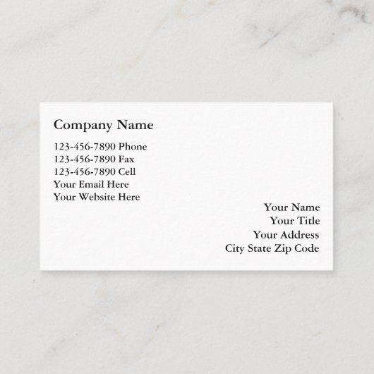 実在地名札 名刺 (裏面)