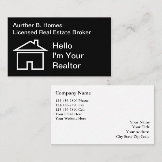 実在地名札 名刺 (正面/裏面)