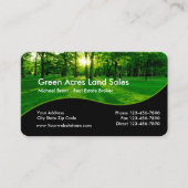 実在地売却 名刺 (正面)