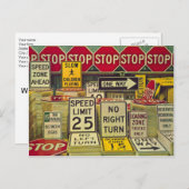 実在地販売看板はがき ポストカード (正面/裏面)