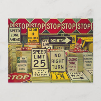 実在地販売看板はがき ポストカード