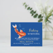 実在地魚の紹介発表 案内ポストカード (スタンド正面)