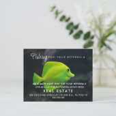 実在地魚の紹介発表 案内ポストカード (スタンド正面)