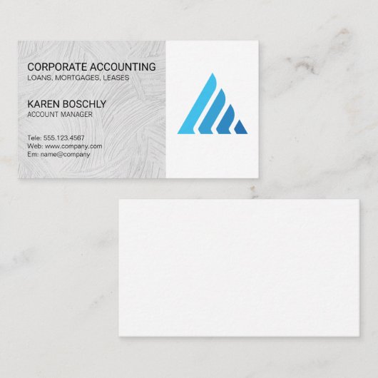 実在地 |アカウント管理 |ロ企業のゴ 名刺 (正面/裏面)