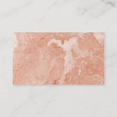 実在地 |オレンジ大理石 |クラシック石板 予約カード (裏面)