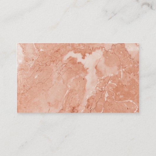 実在地 |オレンジ大理石 |クラシック石板 予約カード (裏面)