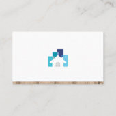 実在地 | ハウスアイコンウッドトリム 名刺 (裏面)