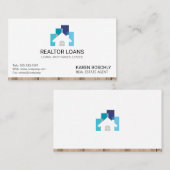 実在地 | ハウスアイコンウッドトリム 名刺 (正面/裏面)