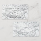 実在地 |ホームアイコン大理石 名刺 (正面/裏面)