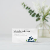 実在地 |ホームプロパティロゴ 名刺 (スタンド正面)