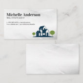 実在地 |ホームプロパティロゴ 名刺 (正面/裏面)