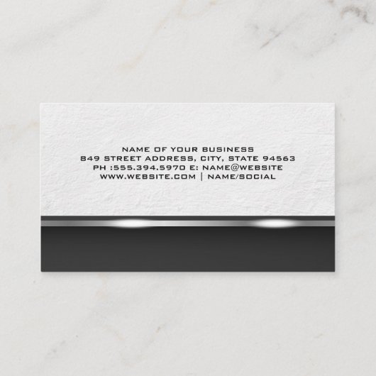 実在地 | ホームモダン 名刺 (裏面)