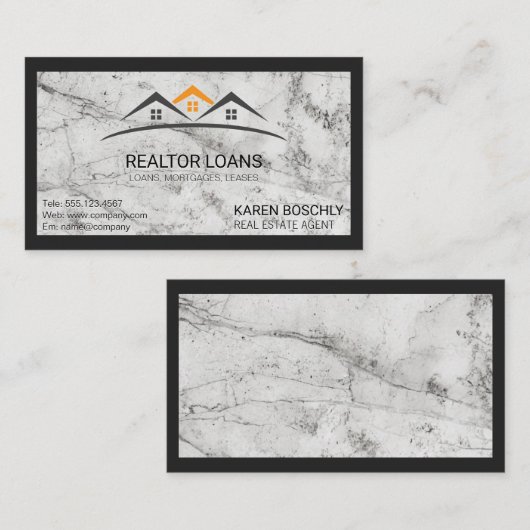 実在地 |マーブルロック 名刺 (正面/裏面)