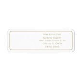 実在地 ラベル (正面)