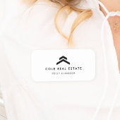 実在地 |リスティングモダンエーミニマルジェントの不動産仲介業者 名札