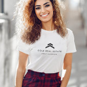 実在地 |リスティングモダンエーミニマルジェントの不動産仲介業者 Tシャツ