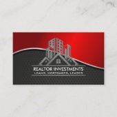 実在地 | レッドメタリック | 穴あきメッシュバス 名刺 (正面)