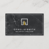 実在地 | 不動産仲介業者剤 | エグゼクティブマーブル 名刺 (正面)