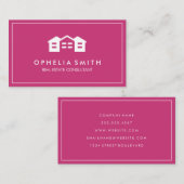 実在地 | 不動産仲介業者剤 名刺 (正面/裏面)