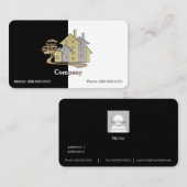 実在地 名刺 (正面/裏面)