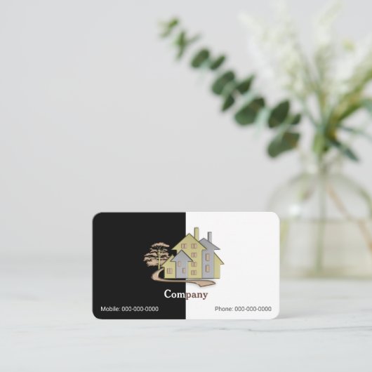 実在地 名刺 (スタンド正面)