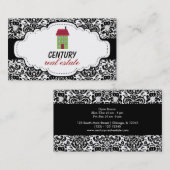 実在地 名刺 (正面/裏面)