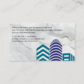 実在地 | 商業用プロパティ | 大理石 名刺 (裏面)