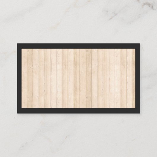 実在地 |建物アイコン |木製トリム 縁ど |  名刺 (裏面)