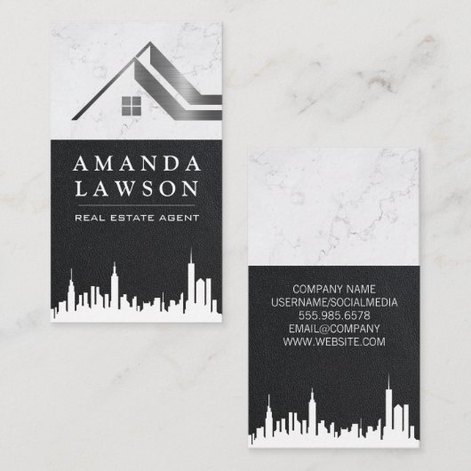 実在地 |街並 名刺 (正面/裏面)