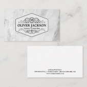 実在地 |要ファンシー素 |大理石 名刺 (正面/裏面)