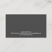 実在地 | 金ゴールドラグジュアリープロパティ 名刺 (裏面)