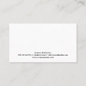 実在地 | 金ゴールドラグジュアリープロパティ | 大理石 名刺 (裏面)