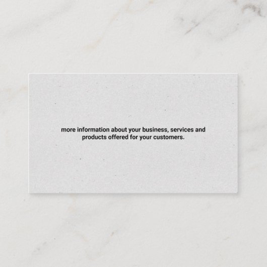 実在地 | 鍵とホーム 名刺 (裏面)