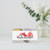 実在大工用具 | ブループリント 名刺 (スタンド正面)