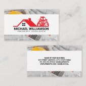 実在大工用具 | ブループリント 名刺 (正面/裏面)