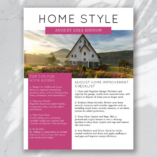 実在威厳があるEstate Newsletterの農業 チラシ